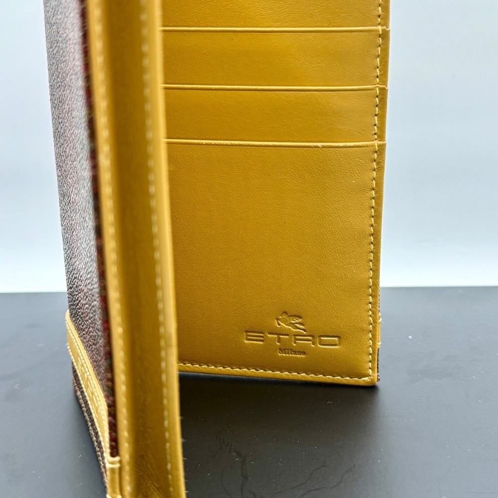 ETRO Classic Arnica Paisley Wallet – Made in Italy - Picture 3 of 11